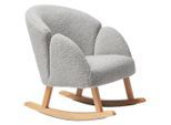 Jimmylee Kinder-Schaukelsessel Natur Grey, Grau, Textil, Uni, 55.5x55x46.5 cm, Kinderzimmer & Jugendzimmer, Kindermöbel, Kindersitzmöbel & Kindertische, Kindersessel & Kindersofas