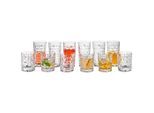 Nachtmann Gläserset Bossa Nova, Klar, Glas, 12-teilig, Made in Germany, Essen & Trinken, Gläser, Gläser-Sets