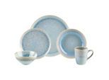 Novel Kombiservice Glossy, Blau, Keramik, 20-teilig, 360 ml, Lfgb, lebensmittelecht, Essen & Trinken, Geschirr, Geschirr-Sets, Kombiservice