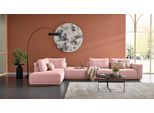 Wohnlandschaft MUSTERRING "JustB PM200 bequem, wahlw. Sitzvorzug, Breite 395cm, Holzsockel", rosewood, B:395cm H:78cm T:202cm, 100% Polyester, Sofas, Wohnlandschaft, Anreihsofa Armlehne rechts, Eckteil links & Hocker. Elekt. Sitzvorzug