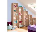 Standregal PRIESS, braun (struktureichefarben hell), B:41cm H:135cm T:38cm, Holzwerkstoff, Regale, Standregal