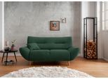 2-Sitzer HOME AFFAIRE "Drago, komfortable Wellenunterfederung, Breite 173cm, bodenfrei", grün (moosgrün), B:173cm H:81cm T:90cm, 100% Polyester, Sofas, 2-Sitzer, frei im Raum stellbar, inkl. 1 Zierkissen
