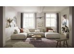 Wohnlandschaft MUSTERRING "Lucia bequem und viel Platz, U-Form", grau (hellgrau), B:434cm H:81cm T:204cm, Sofas, Wohnlandschaft, Verschiedene Farben, Cord-Bezug, Gesamtbreite 434 cm