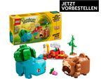 Konstruktionsspielsteine LEGO "SMART Play: Beerenfete mit Bisasam und Bidiza (72155), LEGO Pokémon", bunt, Spielbausteine, Kinder, Kunststoff, Konstruktionsspielsteine, Mit SMART Brick kombatibel (nicht enthalten)