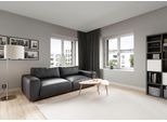 Big-Sofa MUSTERRING "LUCIA Mega Sofa, hoher Sitzkomfort, Breite 252cm, Kontrastnaht", braun (mocca puro), B:252cm H:81cm T:124cm, Flachgewebe FLORIS (100% Polyester);Flachgewebe VALMONT (60% Baumwolle/ 40% Leinen);Microfaser CRONA (100% Polyester), Sofas, Big-Sofa, in vielen Qualitäten und 4 unterschiedlichen Nähten, 2,5-Sitzer