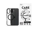 CARE BY PANZERGLASS Handyhülle "Urban Combat Case mit MagSafe für Apple iPhone 16", schwarz (schwarz, transparent), Smartphones, Hüllen, Backcover, Schutzhülle, Handyschutzhülle, Case, Schutzcase, stoßfest, Handyhülle