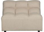 1,5-Sitzer WOOOD "Pepper Webstoff mit Ziernähten und Kunststofffüßen H79 x B100 x T92 cm", beige (sand), B:100cm H:79cm T:92cm, Sofas, 1 5-Sitzer, Tragkraft 100 kg, montiert geliefert, Sehr hohe Verschleißfestigkeit