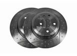 VAICO Bremsscheibe Original Qualität v2080083 Hinterachse belüftet 324mm 22mm für BMW