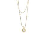 Kette ohne Anhänger ADELIA´S "Edelstahl Halskette mit Anhänger", gold, Halsketten, Damen, 48cm, Edelstahl, 48 cm + 5 cm, silberfarben