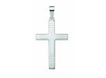 Kreuzkette ADELIA´S "Halskette - Kreuzkette mit Kreuz Anhänger aus 925 Silber", silber, Halsketten, Damen, Silber 925 (Sterlingsilber), Kreuzkette, Schmuckset mit bis 45 cm stufenlos verstellbarer 925 Silber Halskette
