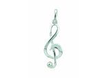 Kette mit Anhänger ADELIA´S "Damen 925 Silber Anhänger Notenschlüssel", silber, Halsketten, Damen, Silber 925 (Sterlingsilber), Schmuckset - Set mit Halskette