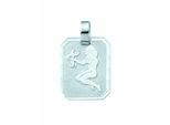 Kette mit Anhänger ADELIA´S "Damen & Herren 925 Silber Sternzeichen Anhänger Jungfrau", silber, Halsketten, Damen, Silber 925 (Sterlingsilber), Schmuckset - Set mit Halskette