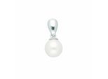 Kette ohne Anhänger ADELIA´S "Damen 925 Silber Anhänger mit Süßwasser Zuchtperle", silber, Halsketten, Damen, Silber 925 (Sterlingsilber), Schmuckset - Set mit Halskette
