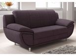 2-Sitzer TRENDMANUFAKTUR "Rondo II, zeitlos und bequem, Breite 178cm", braun (rosybraun), B:178cm H:85cm T:94cm, Struktur (100% Polyester), Sofas, wahlweise mit komfortablem Federkern, mit extra breiten Armlehnen