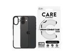 CARE BY PANZERGLASS Handyhülle "Urban Combat Case für Apple iPhone 16 Plus", schwarz (schwarz, transparent), Smartphones, Hüllen, Backcover, Schutzhülle, Handyschutzhülle, Case, Schutzcase, stoßfest, Handyhülle