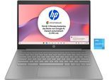 HP Chromebook "14a-ne1210ng", silber, 4 GB RAM 64 GB SSD, Celeron, ChromeOS, Notebooks, Chromebook