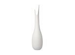 Dekovase GOEBEL "Vase Studio 8 Pure Raindrop 41 cm weiß", weiß, B:10cm H:41cm T:10cm Ø:10cm, Vasen, Dekovase, Abwischbar