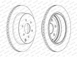 FERODO Bremsscheibe PREMIER ddf1785c 307mm 18mm für NISSAN