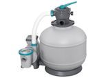 Bestway Filterpumpe, Grau, Orange, Weiß, Metall, Kunststoff, 48.5x75x71 cm, RoHS, Freizeit, Pools und Wasserspaß, Poolzubehör, Poolpumpen