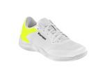 Hallenschuh KEMPA "Hallen-Sport-Schuhe Kourtfly Three W", Damen, Gr. 5, weiß, fluo gelb, Obermaterial: 100% Textilmaterial TEXMAT., Schuhe Hallenschuh