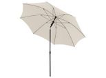 Doppler Sonnenschirm, Natur, Textil, höhenverstellbar, Knickgelenk, regenabweisend, Sonnenschutz & Sichtschutz, Sonnenschirme, Sonnenschirme rund