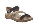 Sandale JOSEF SEIBEL "Tonga 73, nuss-multi", Damen, Gr. 38, braun (nuss, multi), Obermaterial: 100% Rindsleder Leather cow., Schuhe Sandale