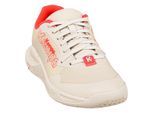 Hallenschuh KEMPA "Hallen-Sport-Schuhe Kourtfly Two W", Damen, Gr. 9, beige (beige, fluo rot), Obermaterial: 100% Textilmaterial TEXMAT., Schuhe Hallenschuh