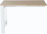 Tischelement INNOSTYLE "Jasmin", weiß (pinie hell, tischplatte artisan eiche, pinie hell, artisan eiche), B:120cm H:76cm T:50cm, Tische, Schreibtischplatte Schreibtisch-Zubehör, Belastbar bis 20 kg, funktional, pflegeleichte Oberfläche