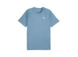 Laufshirt PUMA "M RUN VELOCITY TEE POLY", Herren, Gr. XL, blau (zen blau), Web, Obermaterial: 100% Polyester, unifarben, regular fit normal, Rundhals, Shirts Laufshirt, ergonomische Schnittführung, kurze Ärmel, Performance-T-Shirt