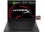 HP Gaming-Notebook "HyperX OMEN 15-gb0071ng", shadow schwarz, 16 GB RAM 512 GB SSD, Ryzen 7, Windows 11, Notebooks