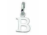 Buchstabenanhänger ADELIA´S "Buchstabenanhänger B 925 Silber", silber, Schmuckanhänger, Damen, B, Silber 925 (Sterlingsilber), Silberanhänger Buchstabe B