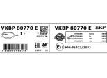SKF Bremsbelagsatz, Scheibenbremse vkbp80770e für Peugeot Citroën