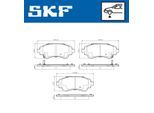 SKF Bremsbelagsatz, Scheibenbremse vkbp81138a für TOYOTA