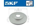 SKF Bremsscheibe vkbd80616v2 280mm 25mm für HONDA