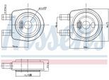 NISSENS Ölkühler, Motoröl 90704 für RENAULT