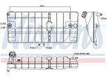 NISSENS Ausgleichsbehälter, Kühlmittel 996036 für MAN