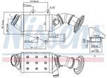 NISSENS Kühler, Abgasrückführung 989403 für Fiat