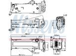 NISSENS Kühler, Abgasrückführung 989284 für Volvo