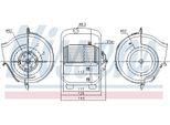 NISSENS Innenraumgebläse 87768 für VW