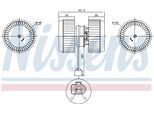 NISSENS Innenraumgebläse 87238 für VW