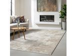 Designteppich THE CARPET "Nuvra", beige, B:290cm H:15mm L:200cm, Polypropylen, Teppiche, abstrakt