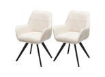 Mid.you , Beige , Metall, Textil , 57x84x60 cm , inklusive Armlehnen ,