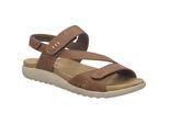 Sandale JOSEF SEIBEL "Juliet 01, cognac", Damen, Gr. 39, braun (cognac), Obermaterial: 100% Rindsleder Leather cow., Schuhe Sandale