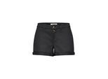 Chinoshorts OXMO "Chinoshorts OXPiera", Damen, Gr. 44, N-Gr, grau (ebony), Obermaterial: 98% Baumwolle CO. 2% Elasthan EL., Hosen Chinoshorts