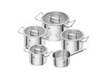 ZWILLING Pro Kochtopfset 5-tlg, 18/10 Edelstahl