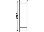 Regalsystem R 3000, Rahmen, H 2278 x T 400 mm