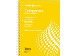 Schäfer Shop Select Collegeblock, DIN A4, 80 Blatt, doppelte Spiralbindung, 5 Stück, weiß