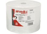 WYPALL* Wischtuch L-10 EXTRA + Großrolle, aus Airflexmaterial, 1000 Tücher, 1-lagig, weiß