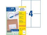 AVERY Zweckform 3483-200 Universal-Etiketten, ultragrip, 105 x 148 mm, DP INTERNETMARKE geeignet