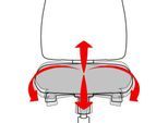 Topstar Bürostuhl SITNESS 15, Permanentkontakt, mit Armlehnen, Netzrücken, Fitness-Orthositz, schwarz